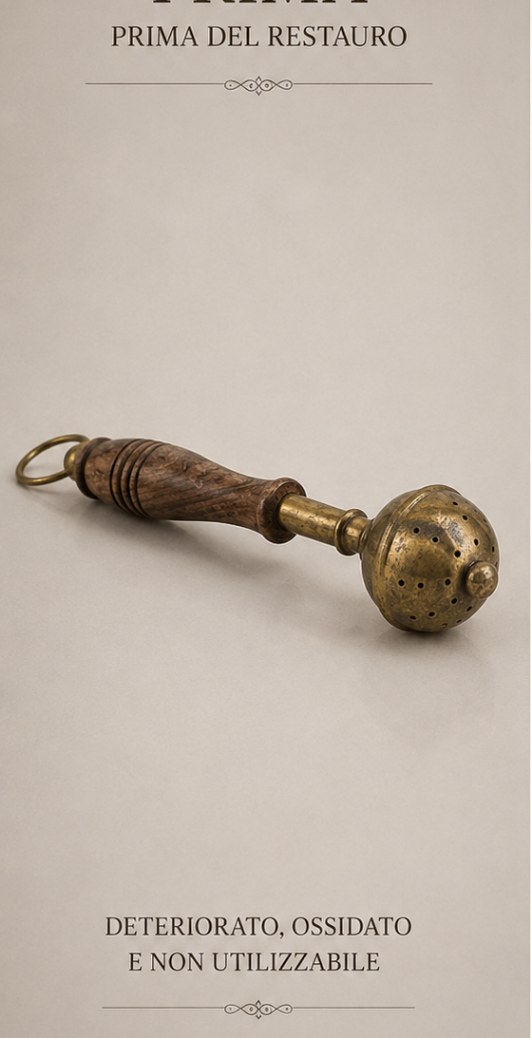Aspersorio — prima del restauro